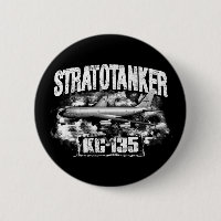 KC-135 Stratotanker Round Button Button