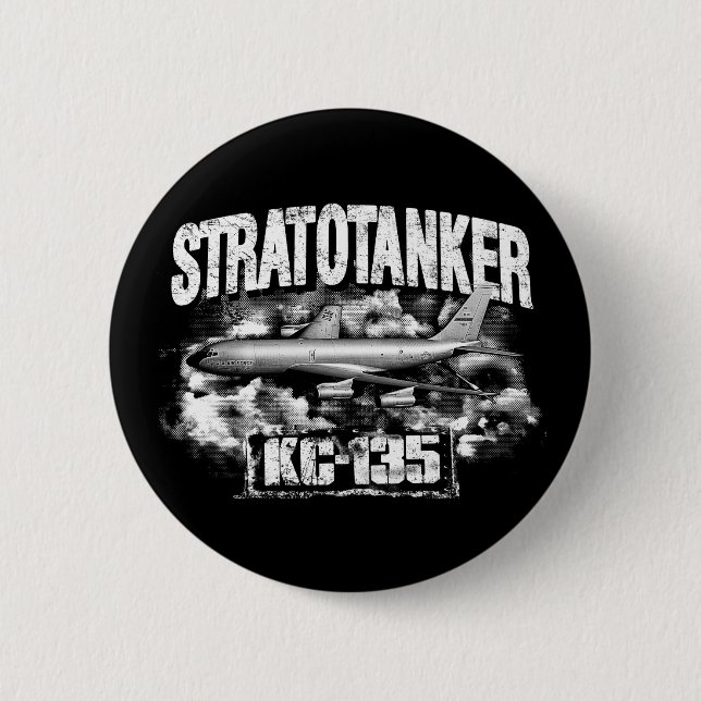 KC-135 Stratotanker Round Button Button (Front)