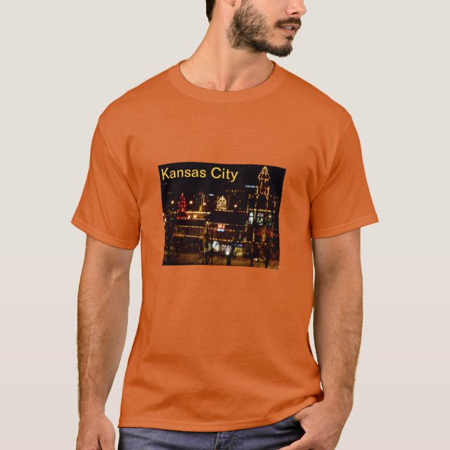KC Christmas Lights T-Shirt (Front)