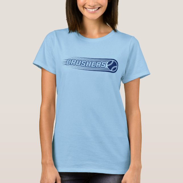 KC Crushers Ball with lines Women's T-shirt (Front)