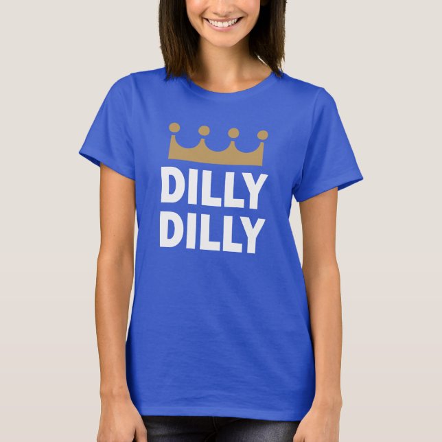 KC Dilly Dilly Womens Deep Royal Shirt (Front)