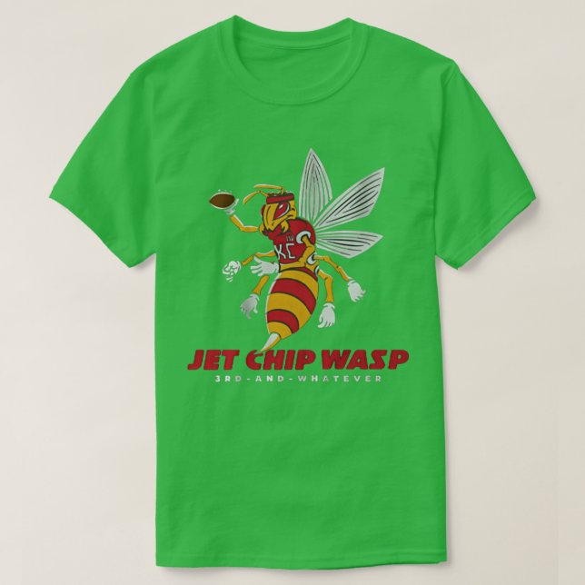 KC Jet Chip Wasp T-Shirt (Design Front)