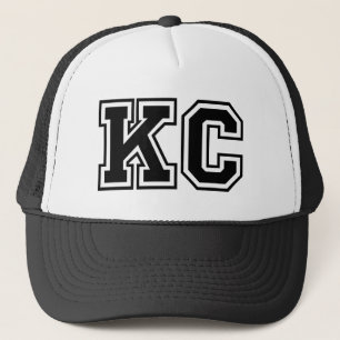 'KC' Monogram Trucker Hat