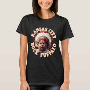 Kc Tailgate Kansas City Bbq Buck Fuffalo Barbecue T-Shirt