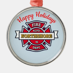 KCFD Northshore Metal Tree Decoration