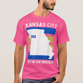 KCMO, Midwest Lovers, Missouri Hometown BBQ Meat C T-Shirt