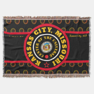 KCMOCOU KANSAS CITY, MO (COU) THROW BLANKET
