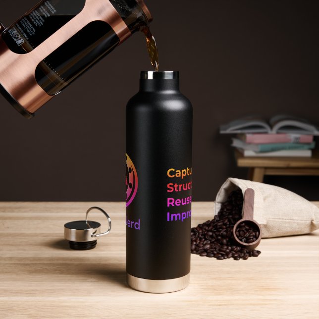 #KCSNerd Water Bottle (Coffee)