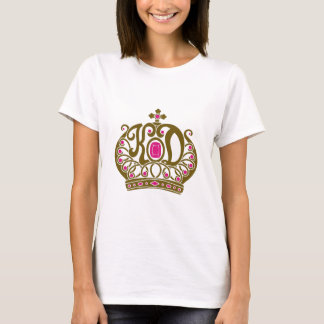 KD Logo Pink & Gold T-Shirt
