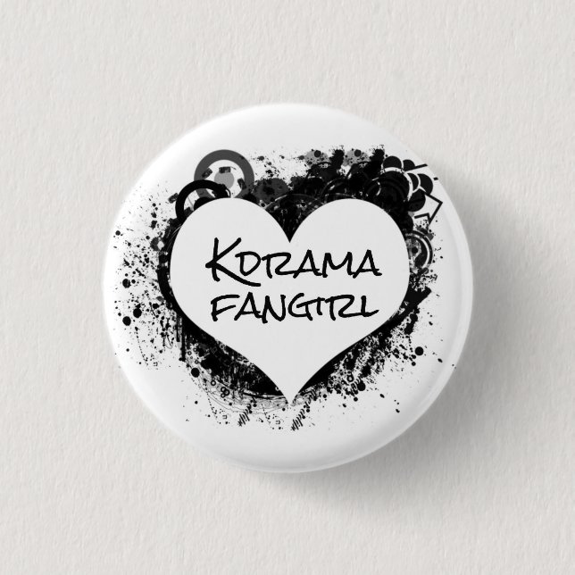 Kdrama Fangirl Button (Front)