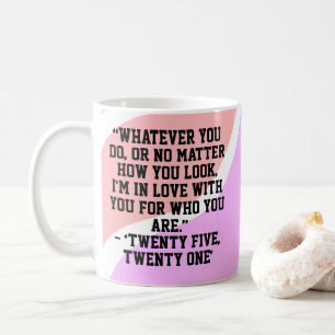 kdrama (korean drama) love quotes coffee mug