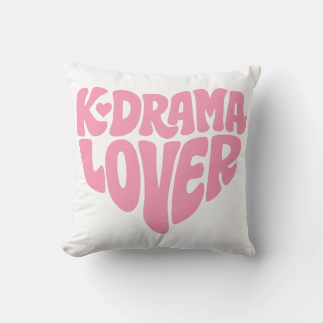 Kdrama Lover Gift Korean Drama Simple Home Decor Cushion (Front)