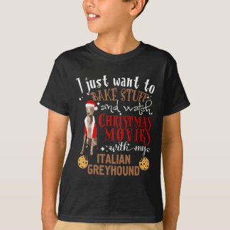 Ke Stuff Watch Christmas Movies Santa Italian Gr T-Shirt
