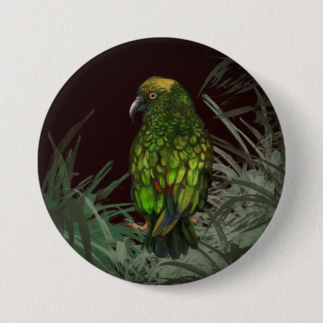 Kea 7.5 Cm Round Badge (Front)