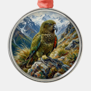 Kea Metal Tree Decoration