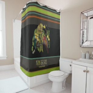 Kea New Zealand Mountain Parrot  Shower Curtain