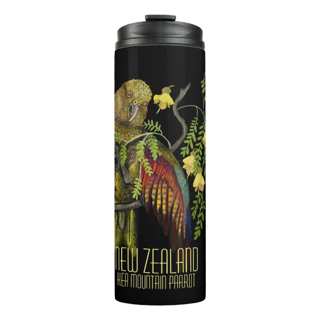 Kea New Zealand Mountain Parrot Thermal Tumbler (Front)