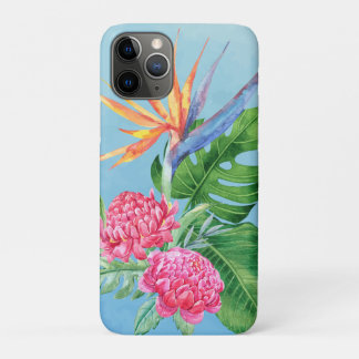 Kealoha (Sky Blue) Hawaiian Flower Arrangement  Case-Mate iPhone Case