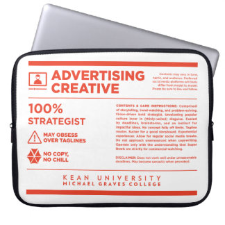 Kean MGC Advertising Care Label Laptop Sleeve