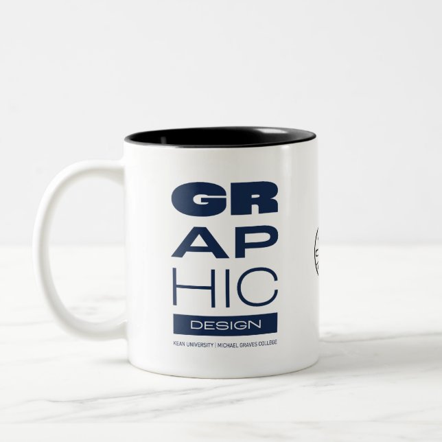 Kean MGC Graphic Design Mug (Left)
