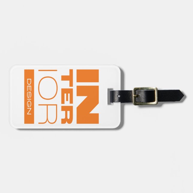 Kean MGC Interior Design Luggage Tag (Front Horizontal)