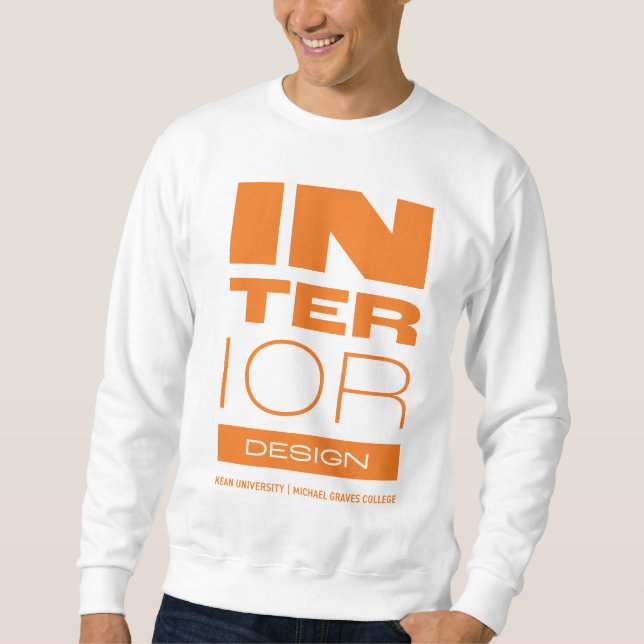Kean MGC Interior Design Men's Basic Sweatshirt (Front)