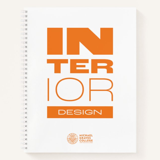 Kean MGC Interior Design Spiral Notebook (Front)