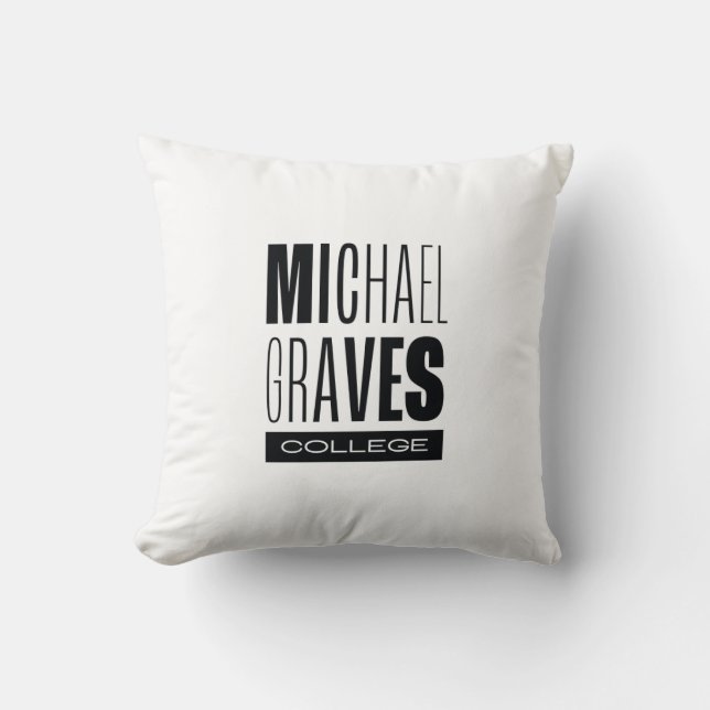 Kean MGC Michael Graves College Cushion (Front)