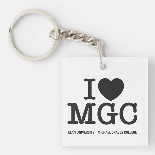 Kean MGC Michael Graves College Key Ring (Front)