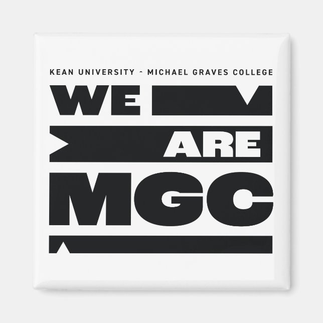 Kean MGC Michael Graves College Magnet (Front)