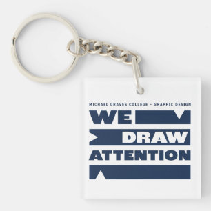 Kean MGC We Draw Attention Key Ring