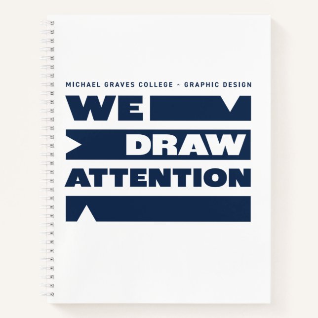 Kean MGC We Draw Attention Notebook (Front)
