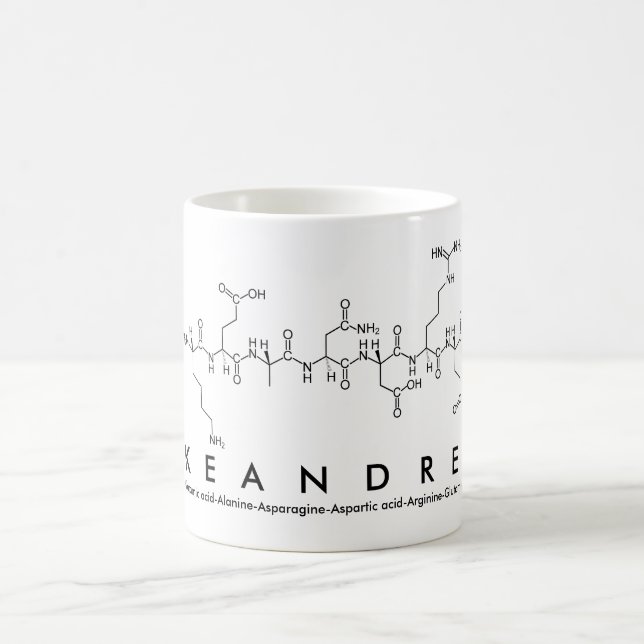 Keandre peptide name mug (Center)