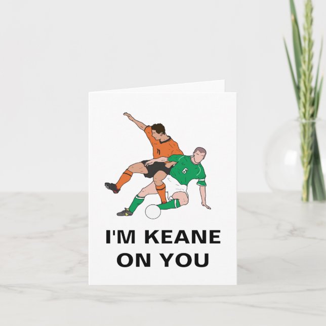 KEANE on you! Birthday, Anniversary, Valentine Thank You Card (Front)