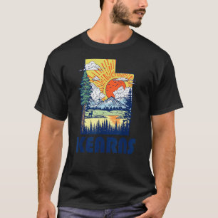 Kearns Utah Nature State Pride Mountains Retro T-Shirt