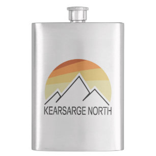 Kearsarge North New Hampshire Retro Hip Flask