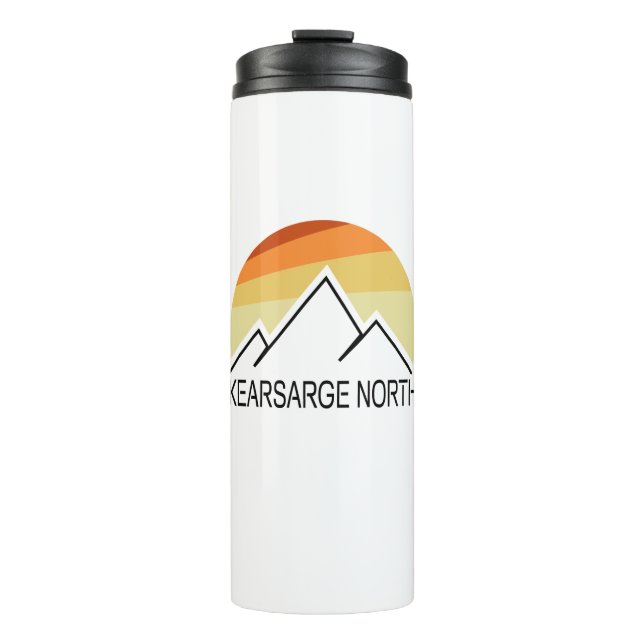 Kearsarge North New Hampshire Retro Thermal Tumbler (Front)