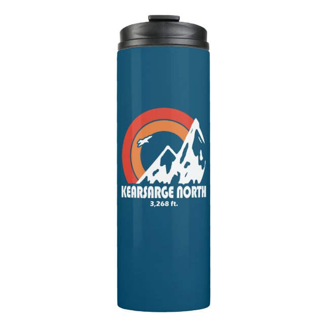 Kearsarge North New Hampshire Sun Eagle Thermal Tumbler (Front)