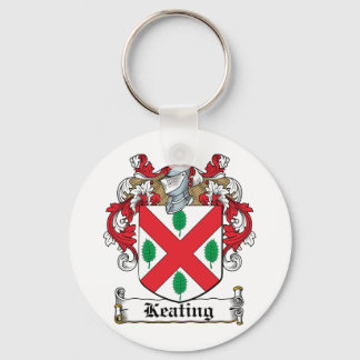 Keating Family Crest Key Ring
