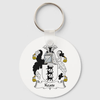 Keats Family Crest Key Ring