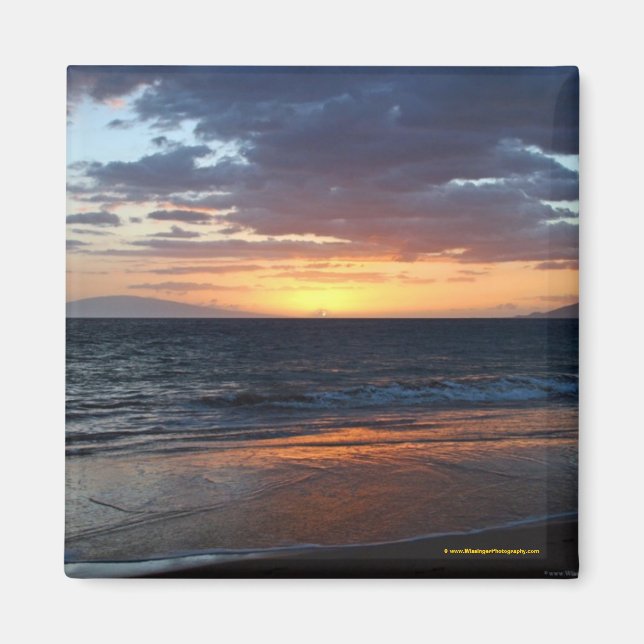 Keawakapu Sunset magnet (Front)