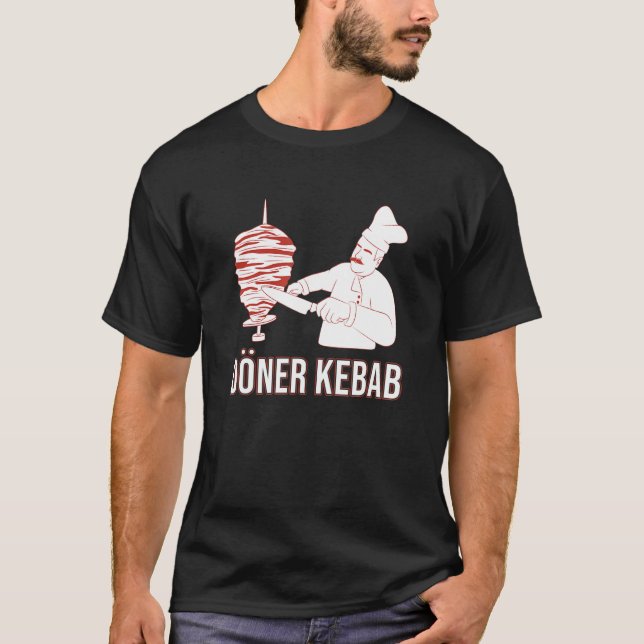 kebab    fast food  junk food  döner  döner kebab T-Shirt (Front)