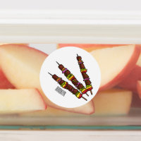 Kebab or kabob cartoon illustration