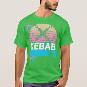 Kebab Skewers Doner Kebab Kebap Retro Gift T-Shirt