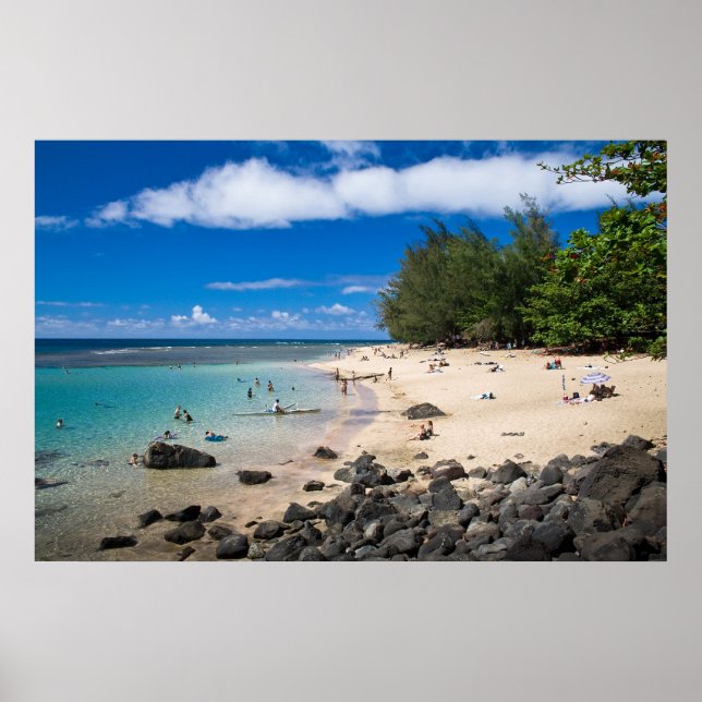 Ke'e Beach, Kaua'i Poster (Front)