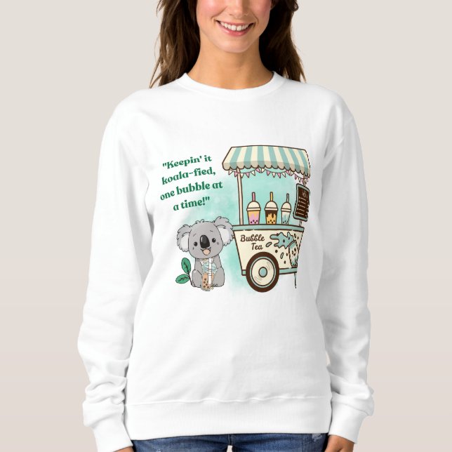 keeip kohala - quote sweatshirt (Front)
