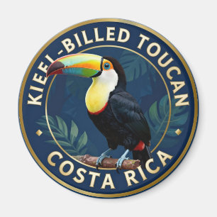 Keel-Billed Toucan Costa Rica Tropical Bird Magnet