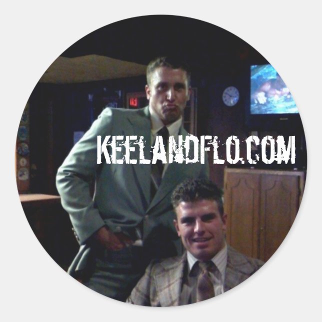 KeelandFlo.com Sticker (Front)