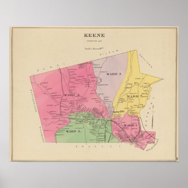 Keene, Cheshire Co Poster (Front)