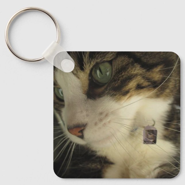 Keeno Close-Up Aluminium Keychain (Front)